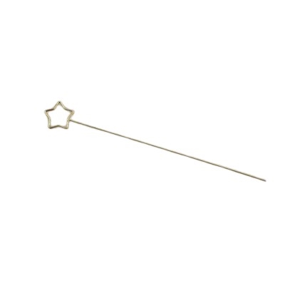 Kortholder stjerne guld 40 cm