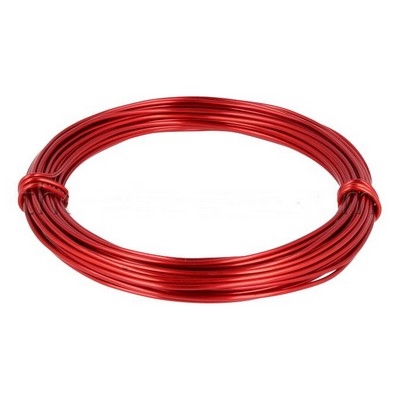 Aluminiums-tråd 2 mm Rød