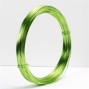 Aluminiums-tråd 1 mm æblegrøn
