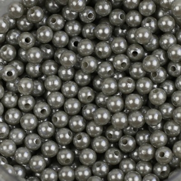 Perler 8 mm Sølv