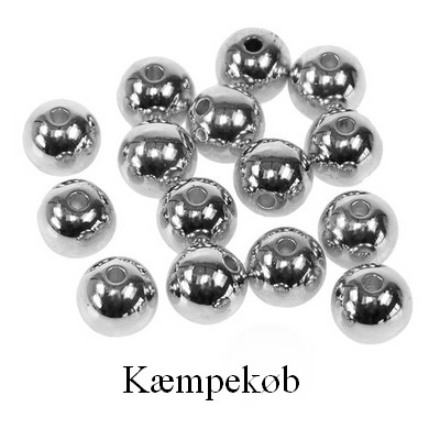 Perler 8 mm metallic Sølv kæmpekøb