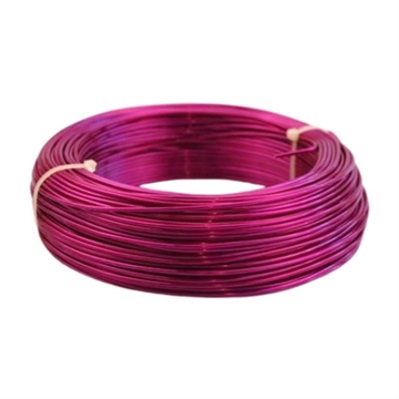 Aluminiums-tråd 2 mm Fuchsia 60 meter