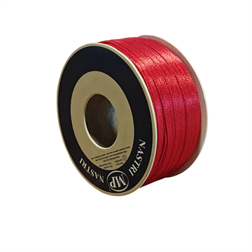 Satinbånd 3mm rød