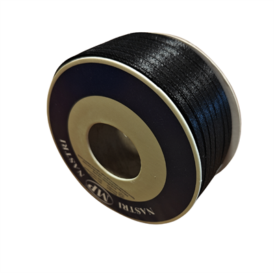 Satinbånd 3mm sort