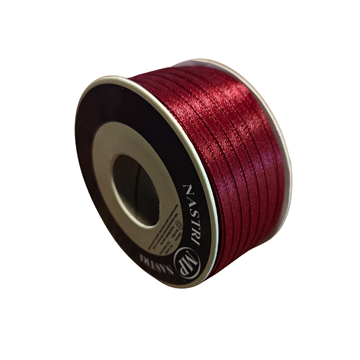 Satinbånd 3mm bordeaux