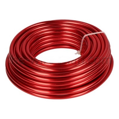 Aluminiums-tråd 5 mm rød