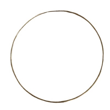 Metalring 25 cm guld