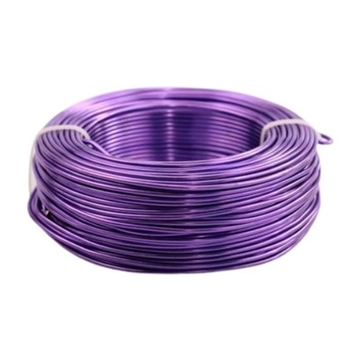 Aluminiums-tråd 2 mm Lavendel 60 meter
