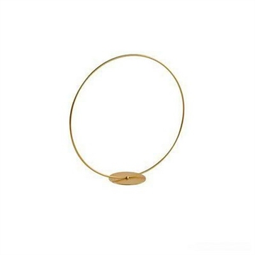 Metalring 30 cm med fod guld