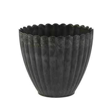 Pot Wave 11 cm Antikgrå