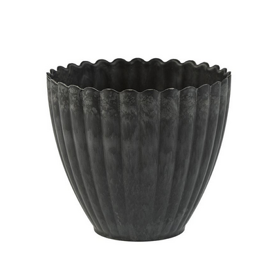 Pot Wave 11 cm Antikgrå