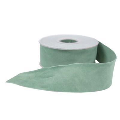 Velourbånd grøn dobbelt 40mm