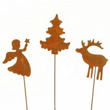 Engel rensdyr og juletræ rust