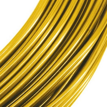 Aluminiums-tråd 2 mm Guld 60 meter