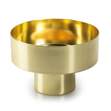 Lysholder metal guld 7 cm