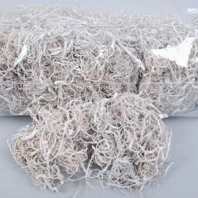 Curly mos hvidvasket 500 gram