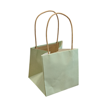 Papirtaske 10,5 cm grøn