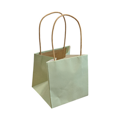 Papirtaske 10,5 cm grøn