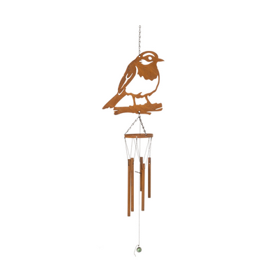 Rust vindspil 20,5 x 7,5 x 22/85 cm med fugl