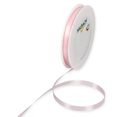 Basic taft bånd rosa 8 mm x 50 m