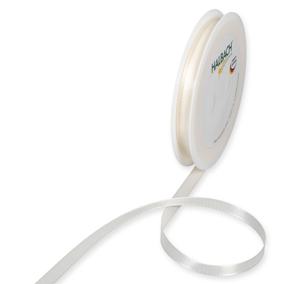 Basic taft bånd creme 8 mm x 50 m