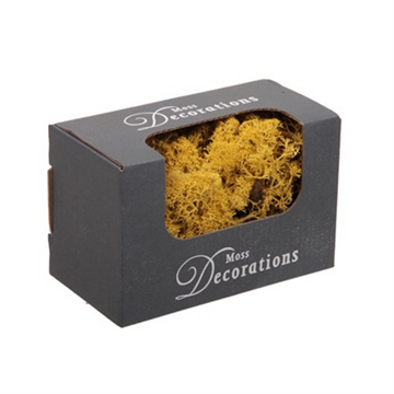 Finsk mos 50 gram - gul