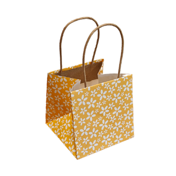 Papirtaske 10,5 cm m. motiv orange