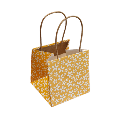 Papirtaske 10,5 cm m. motiv orange