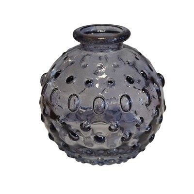 Vase ball blå 8x8 prikket mønster