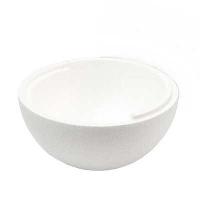 Styropor hul halv kugle 15 cm