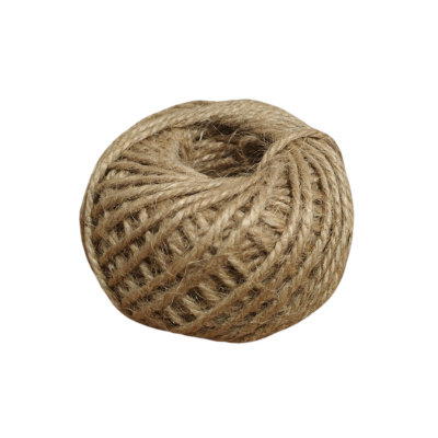Jutegarn 50 g natur 3-tråd