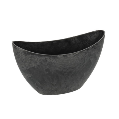 Grå bådformet skjuler – 20x9x12 cm