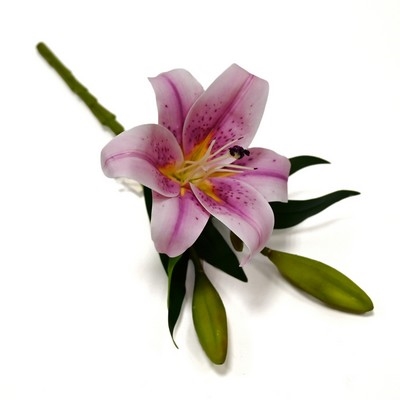 Lilje lyserød 35 cm