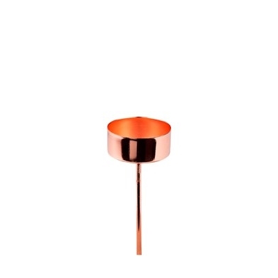 Fyrfadslysestage 10 cm kobber
