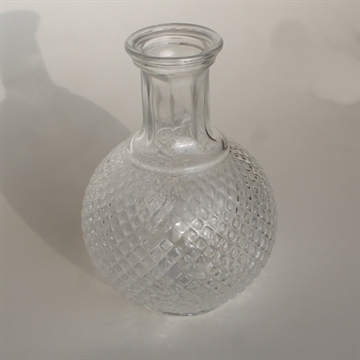 Vase med facetmønster 15 cm